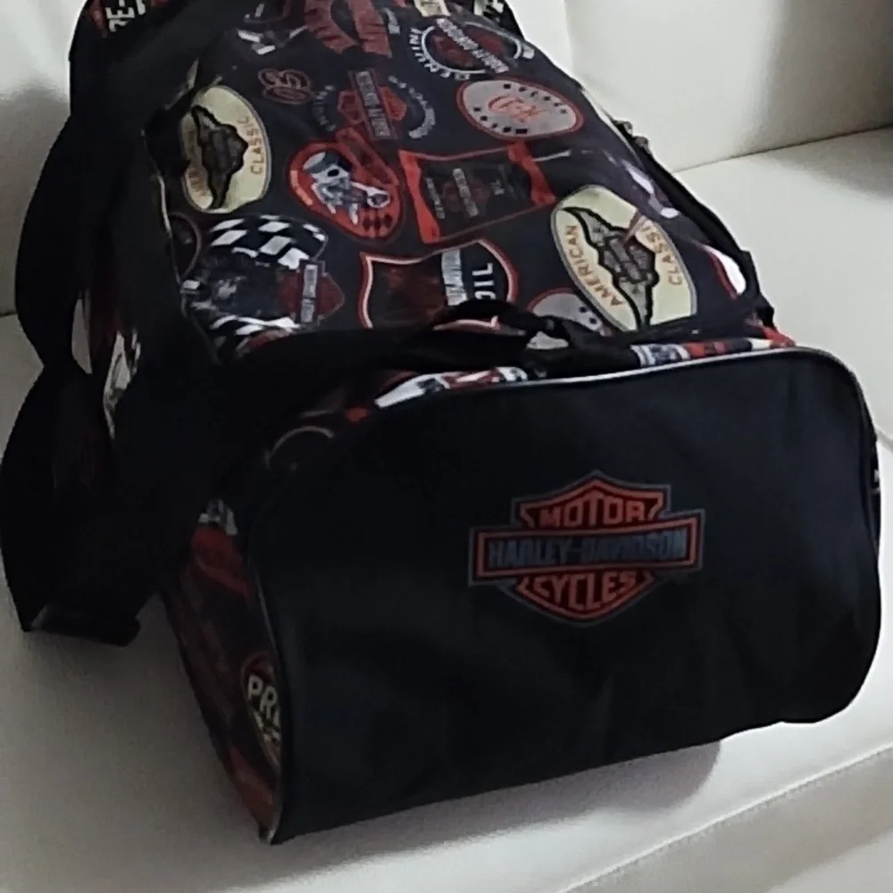Harley Davidson Vintage Sport Logo Duffel Bag